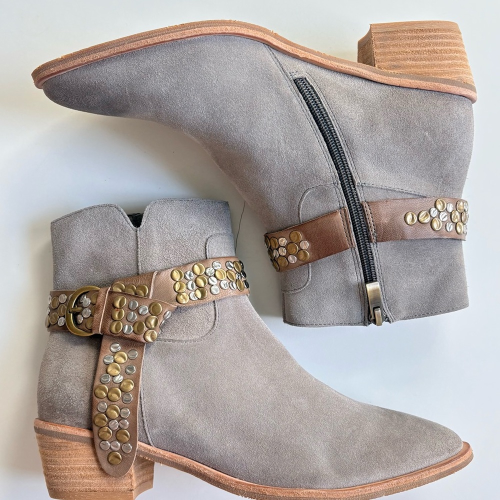 Antelope “Demi” Studded Ankle Boots